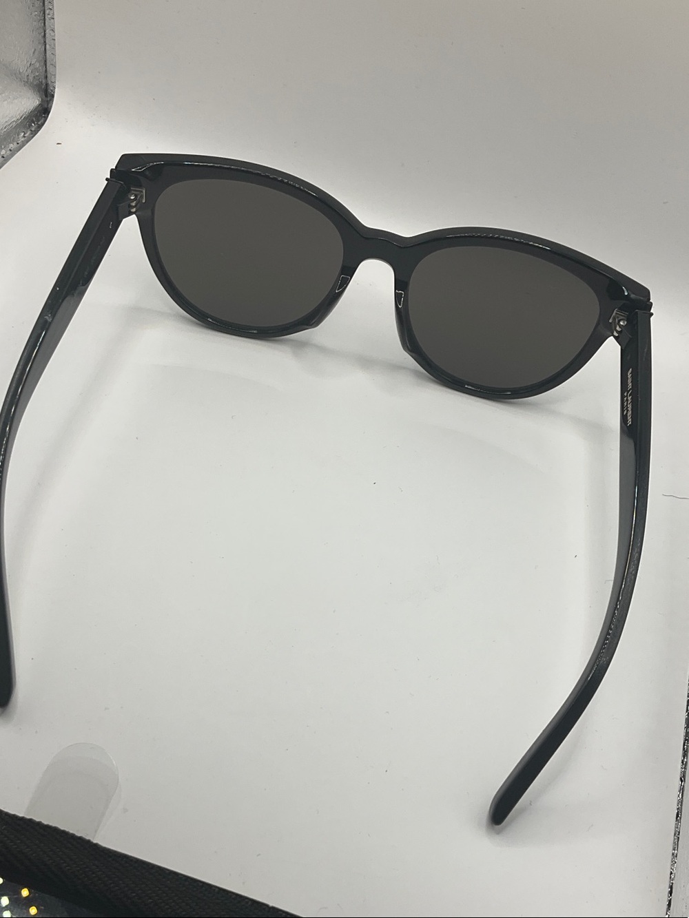 Yves Saint Laurent Black Cat-Eye Sunglasses for Women - Picture 7 of 9